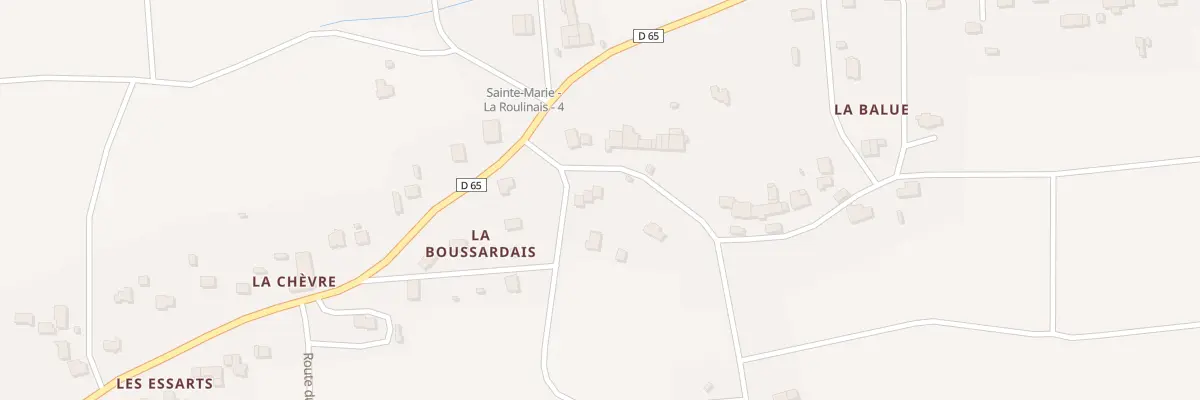 Plan du 6280 Les Essarts à Sainte-Marie