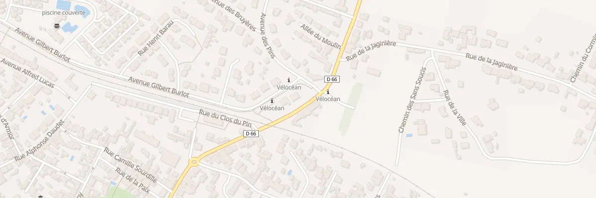 Plan du 1 Rue Gilbert Burlot à La Bernerie-en-Retz