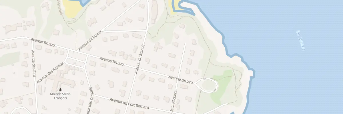 Plan du 8 Av de la Pêcherie à Dinard