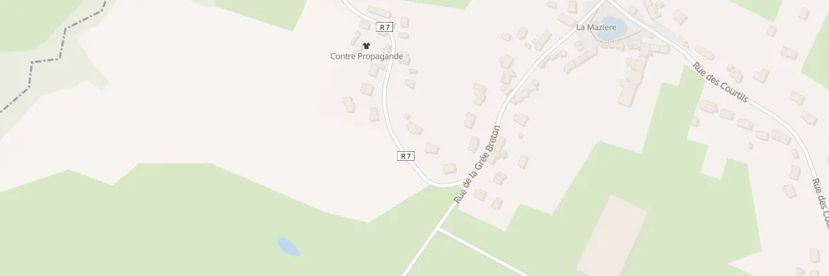Plan du 41 Rte de la Berrie à Prinquiau
