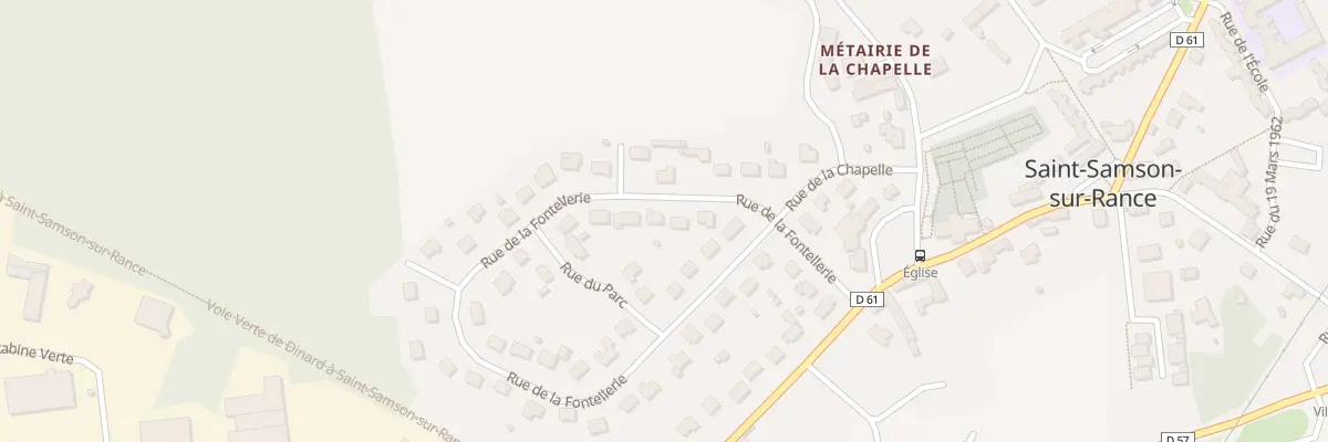 Plan du 13 Rue de la Fontellerie à Saint-Samson-sur-Rance