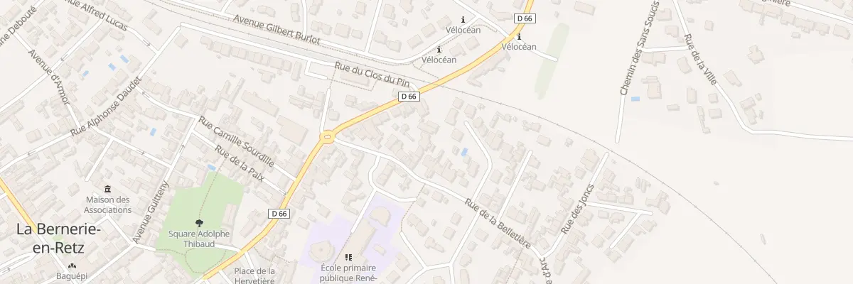 Plan du 21 Rue de la Beltière à La Bernerie-en-Retz