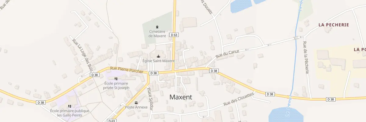 Plan du 6 Rue Noël Georges à Maxent