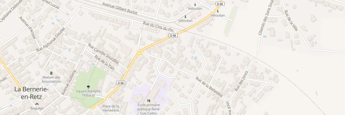 Plan du 9 Rue de la Beltière à La Bernerie-en-Retz