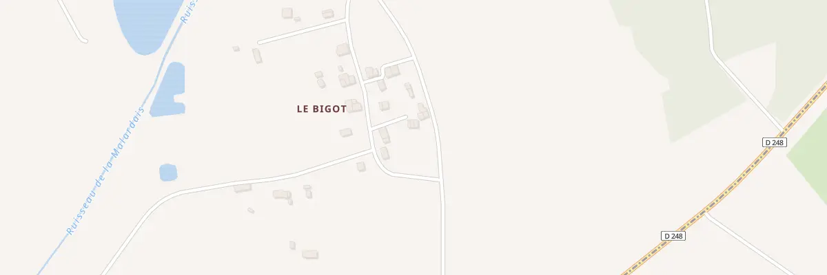 Plan du 9 Le Bigot aux Brulais
