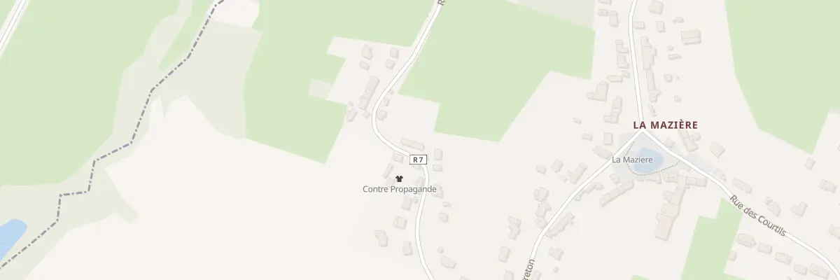 Plan du 33 Rte de la Berrie à Prinquiau
