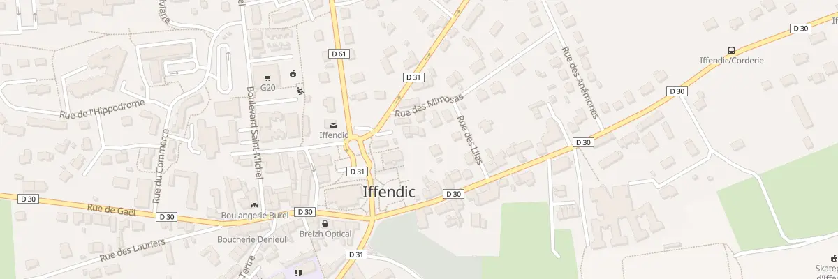 Plan du 2 Rue des Mimosas à Iffendic