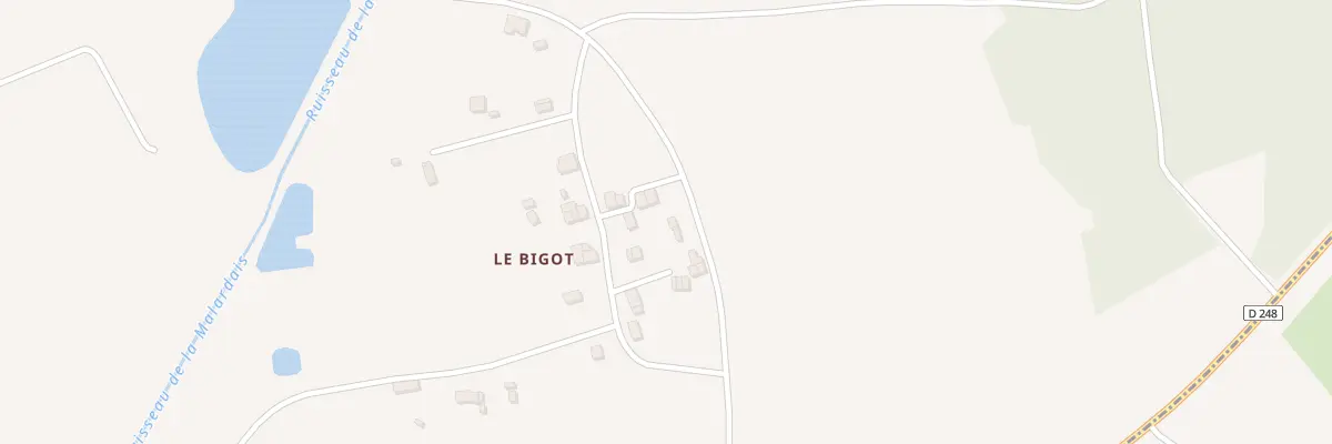 Plan du 15 Le Bigot aux Brulais