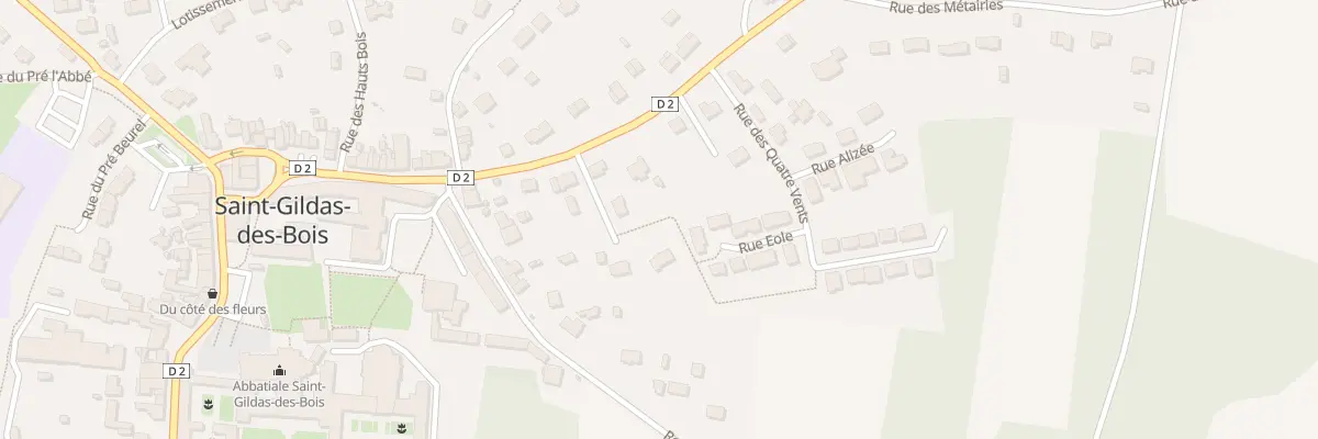 Plan du 15 Rue de Bel-Air à Saint-Gildas-des-Bois