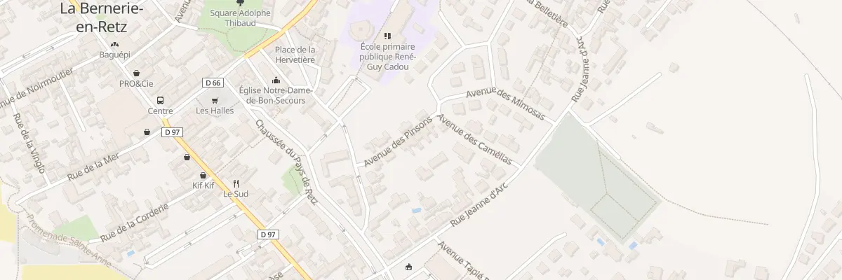Plan du 8 Av Pinson à La Bernerie-en-Retz