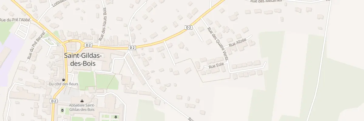 Plan du 13 Rue de Bel-Air à Saint-Gildas-des-Bois