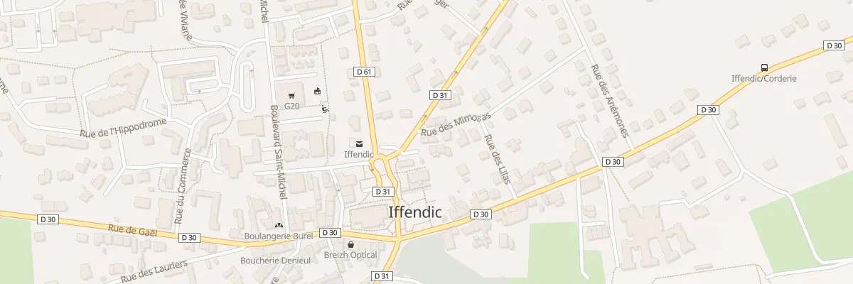 Plan du 6 Rue des Mimosas à Iffendic
