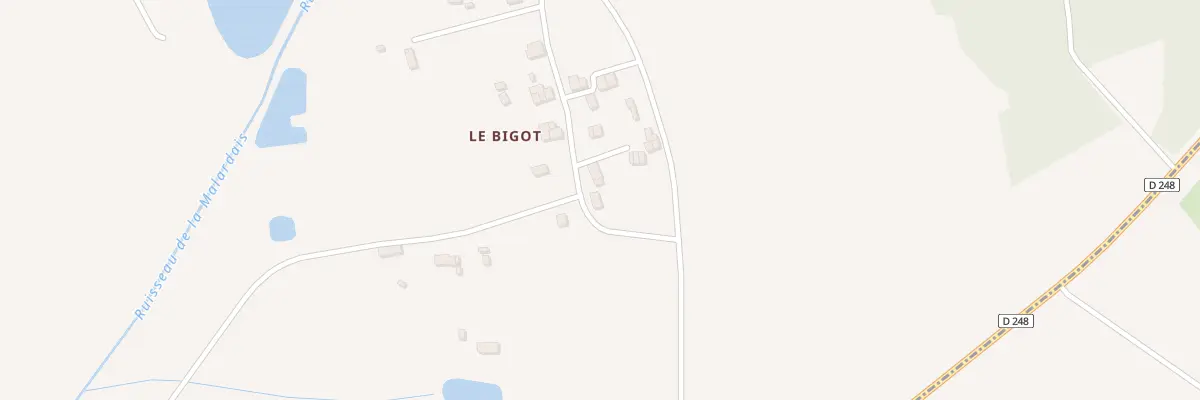 Plan du 7 Le Bigot aux Brulais