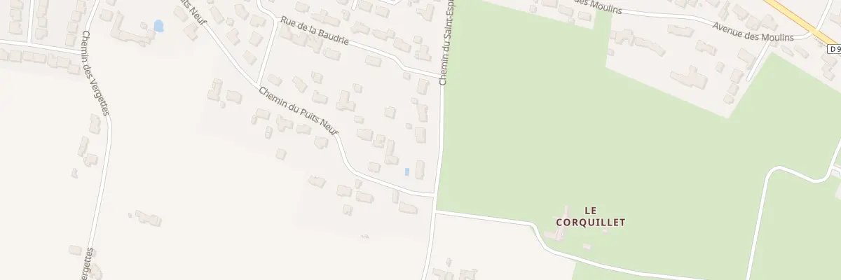 Plan du 14 Che du Saint-Esprit à Beauvoir-sur-Mer