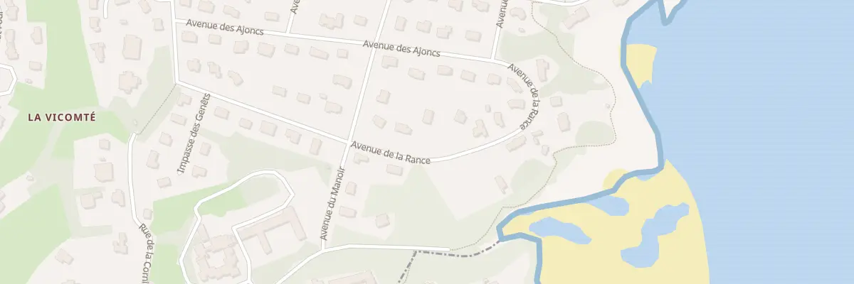 Plan du 14 Av de la Rance à Dinard