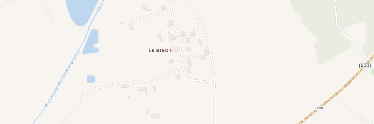 Plan du 5014 Le Bigot aux Brulais