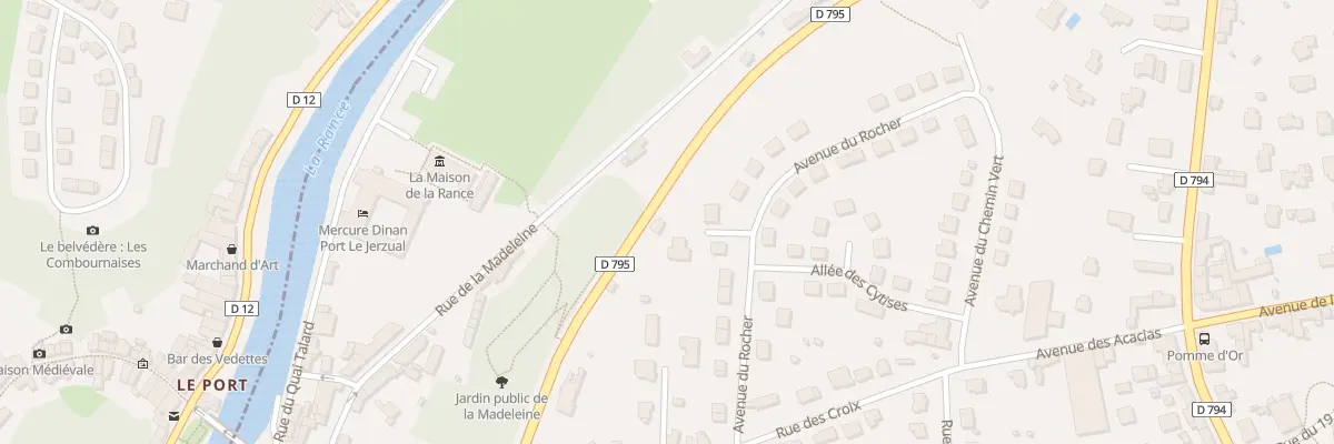 Plan du 7 Rue du Lion d’Or à Lanvallay