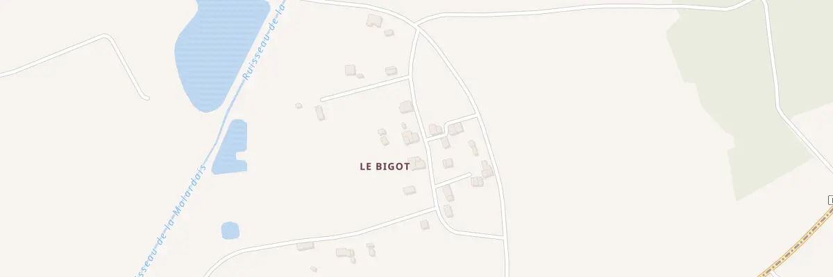 Plan du 18 Le Bigot aux Brulais