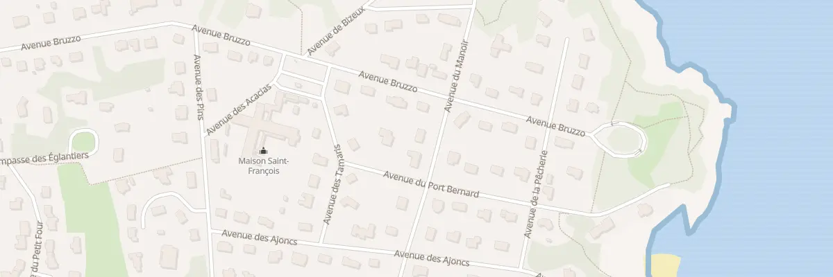 Plan du 10 Av du Manoir à Dinard