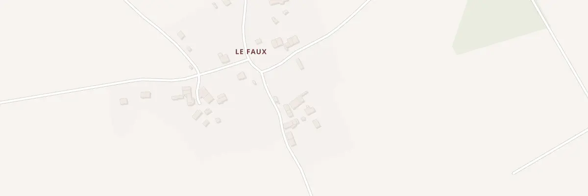 Plan du 40 Le Faux à Sixt-sur-Aff