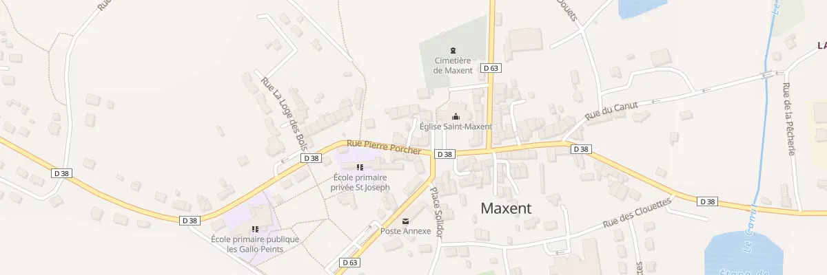 Plan du 3 Rue Pierre Porcher à Maxent
