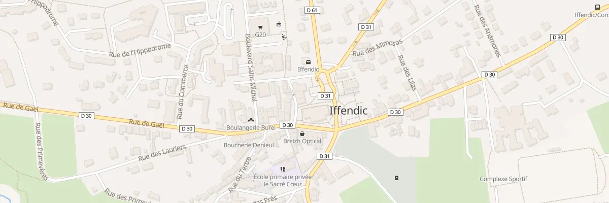 Plan du 7 Pl de l’Eglise à Iffendic