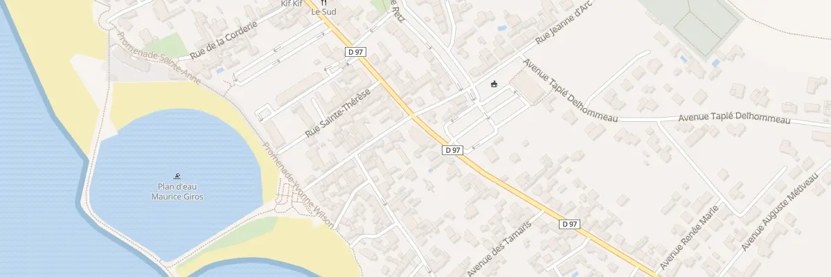 Plan du 2 Rue Alsace Lorraine à La Bernerie-en-Retz