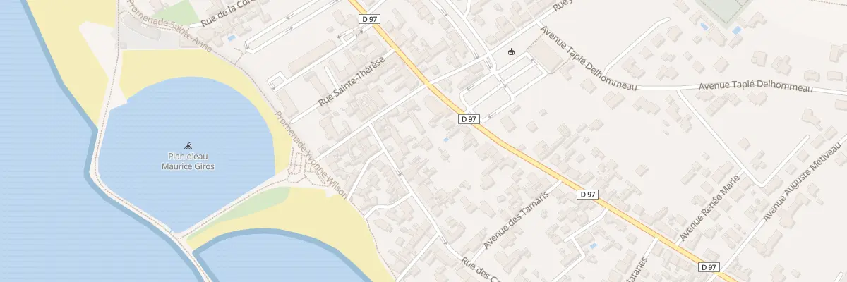 Plan du 6 Rue Alsace Lorraine à La Bernerie-en-Retz