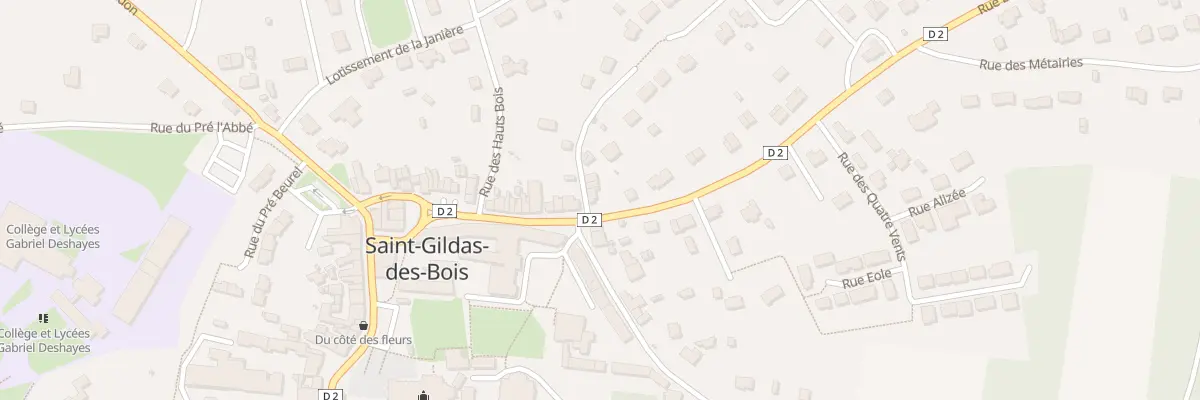 Plan du 1B Rue de Bel-Air à Saint-Gildas-des-Bois