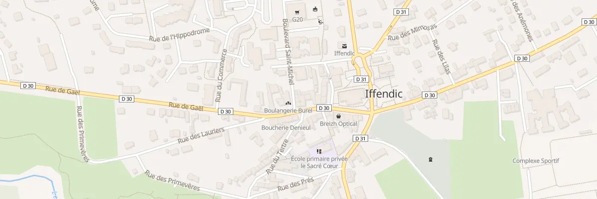 Plan du 2 Bd Saint-michel à Iffendic