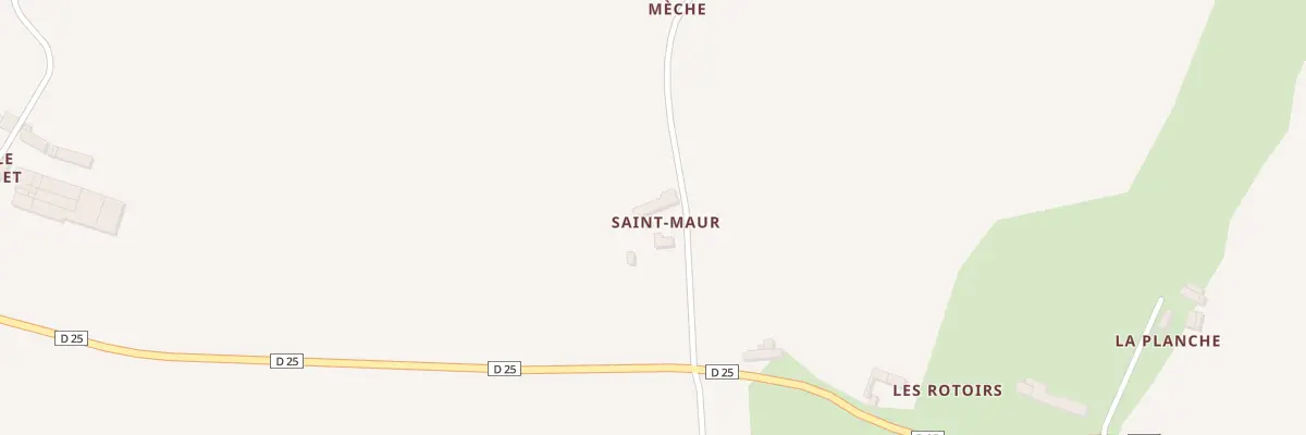 Plan du 5300 Saint Maur à Plouasne