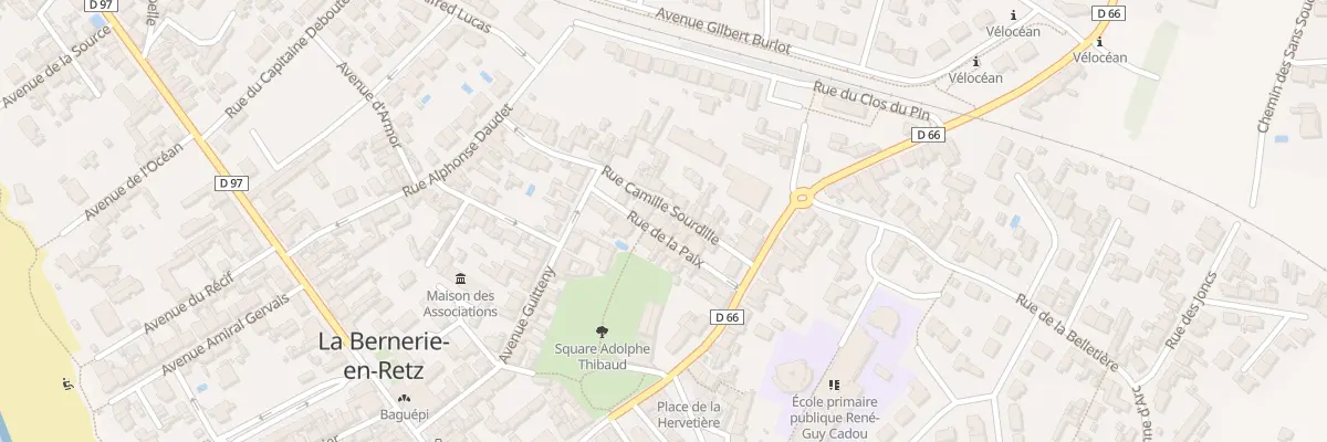 Plan du 12 Rue de la Paix à La Bernerie-en-Retz