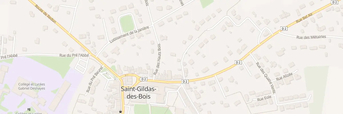 Plan du 4 Imp de la Guérivoye à Saint-Gildas-des-Bois