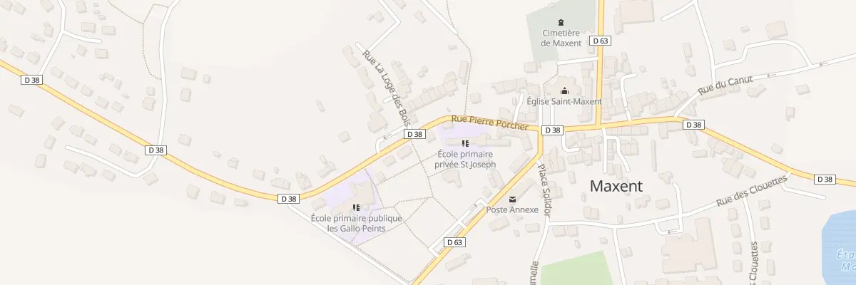 Plan du 8 Rue Pierre Porcher à Maxent