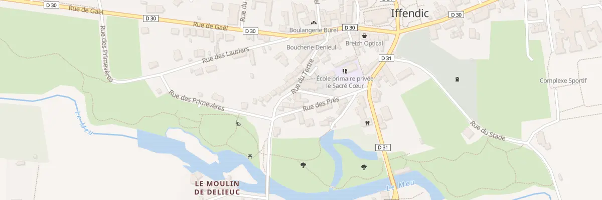 Plan du 5697 Pl de la Mairie à Iffendic