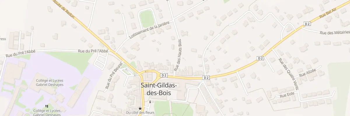 Plan du 101 Rue des Hauts Bois Bernugat à Saint-Gildas-des-Bois