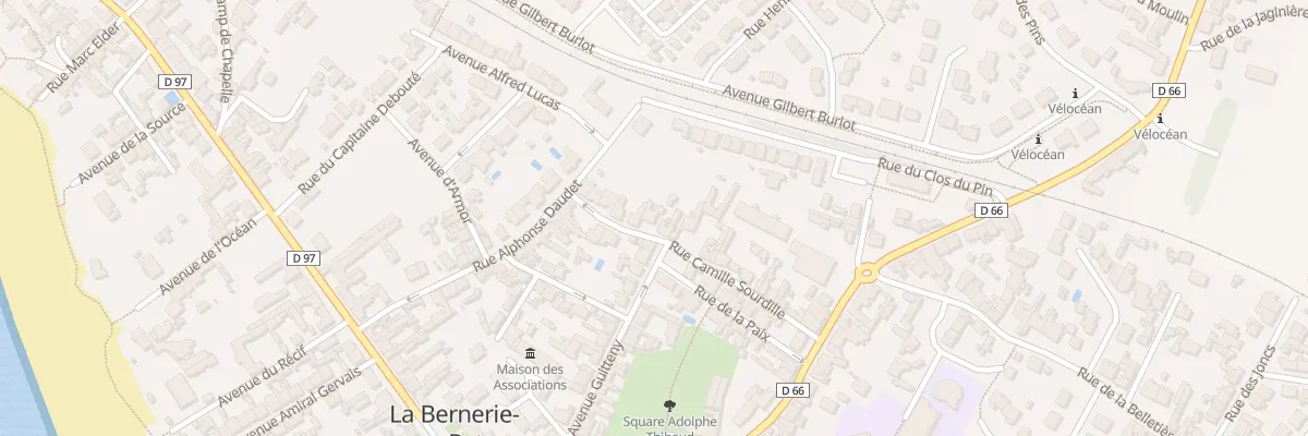Plan du 36 Rue Camille Sourdille à La Bernerie-en-Retz
