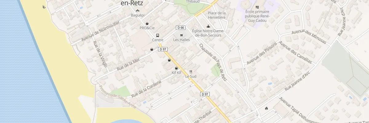 Plan du 13 Rue du Marechal Foch à La Bernerie-en-Retz