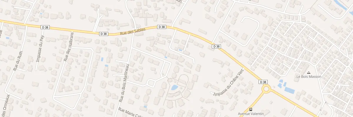 Plan du 122B Rue des sables à Saint-Jean-de-Monts