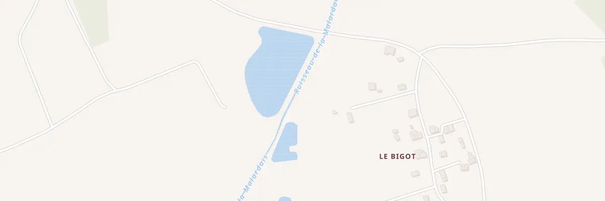 Plan du 14 Le Bigot aux Brulais