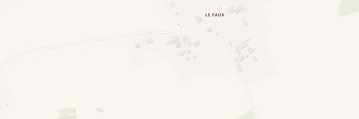 Plan du 14 Le Faux à Sixt-sur-Aff