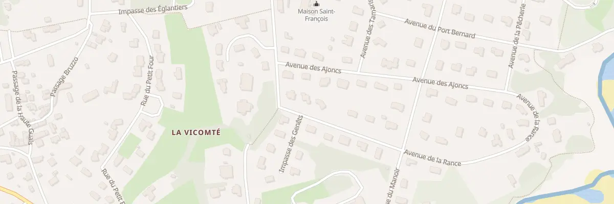 Plan du 30 Av de la Rance à Dinard
