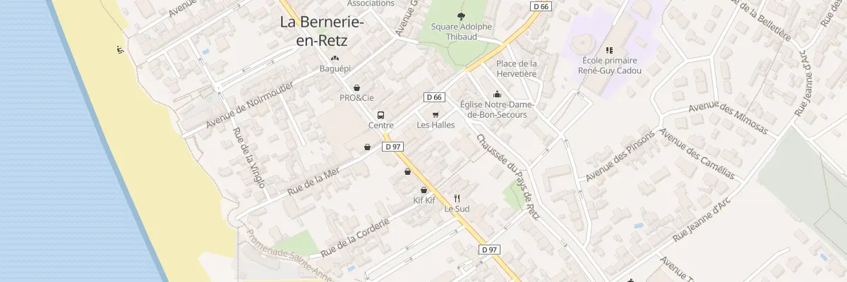 Plan du 7T Rue du Marechal Foch à La Bernerie-en-Retz