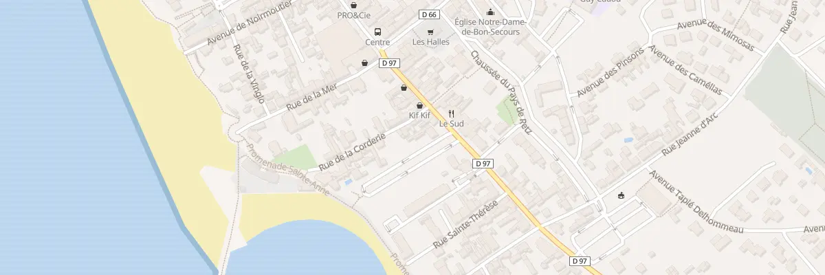 Plan du 12 Rue du Marechal Foch à La Bernerie-en-Retz