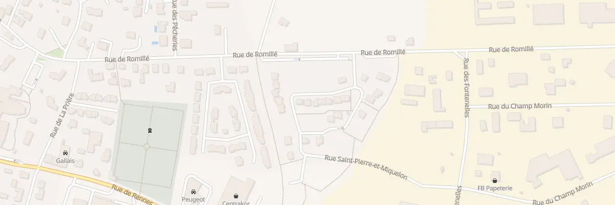 Plan du 21 Rue des Terres Neuvas à Montauban-de-Bretagne