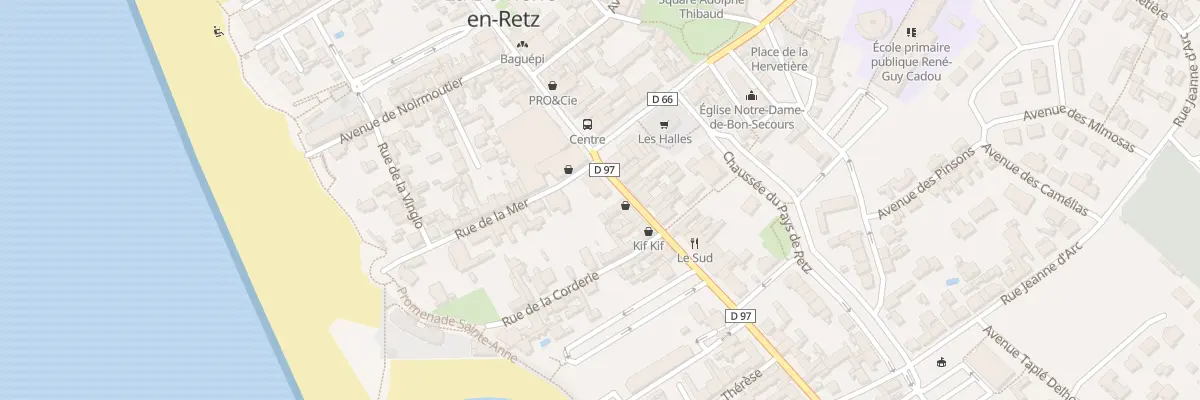 Plan du 2T Rue du Marechal Foch à La Bernerie-en-Retz