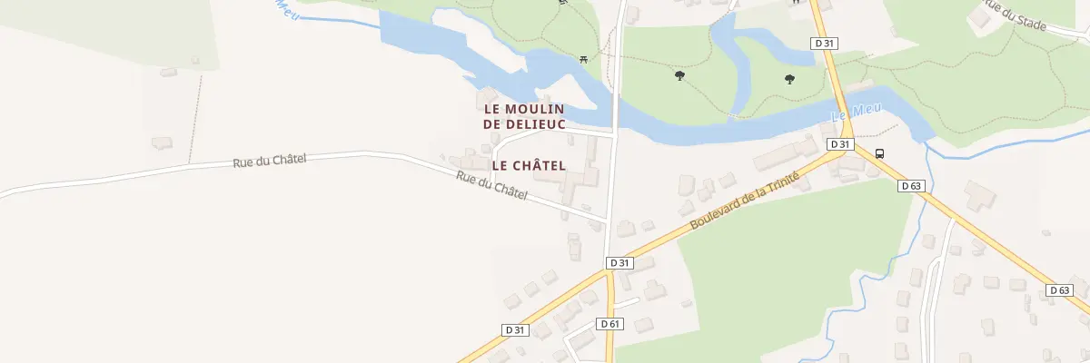 Plan du 2 Le Chatel à Iffendic