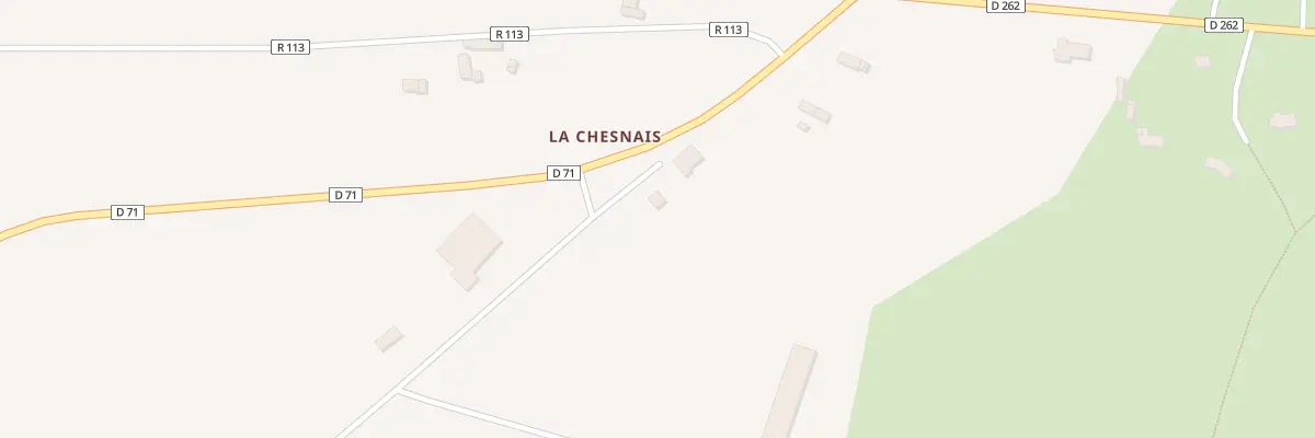 Plan du 5954 La Chesnais à Montauban-de-Bretagne