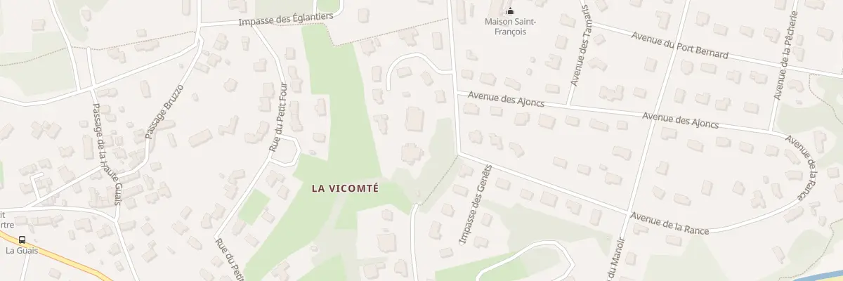 Plan du 14 Av des Pins à Dinard