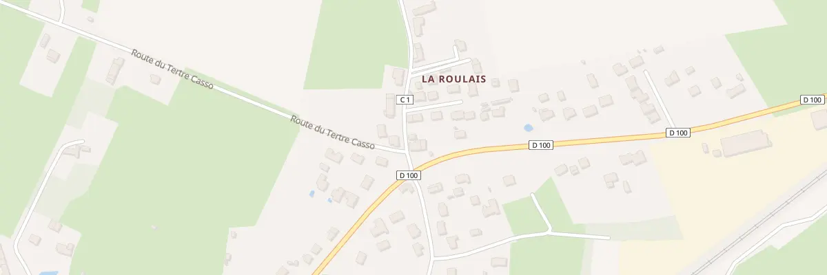 Plan du 1648 La Roulais à Donges